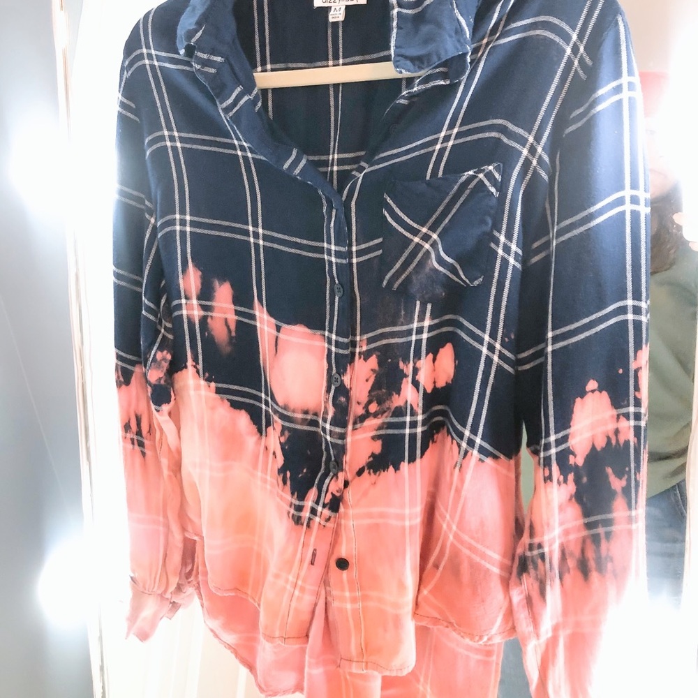 Bleach Dye Flannel